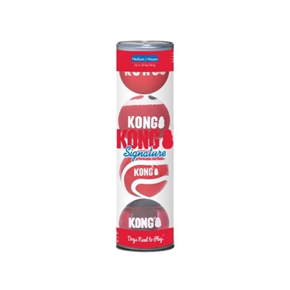 Picture of KONG Signature Assorted Texture Dog Balls, Pack of 4